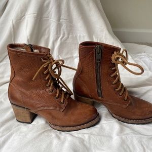 Freebird Cavalier Ankle Height Brown Boots